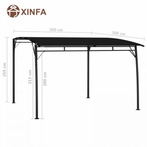 Camping Barbecue Outdoor Metal Grills BBQ Utilisez l\'activité de la fête à l\'extérieur du gazebo